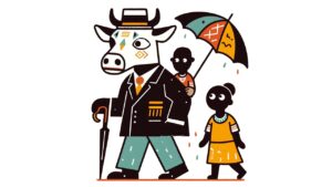 ng'ombe na mwavuli